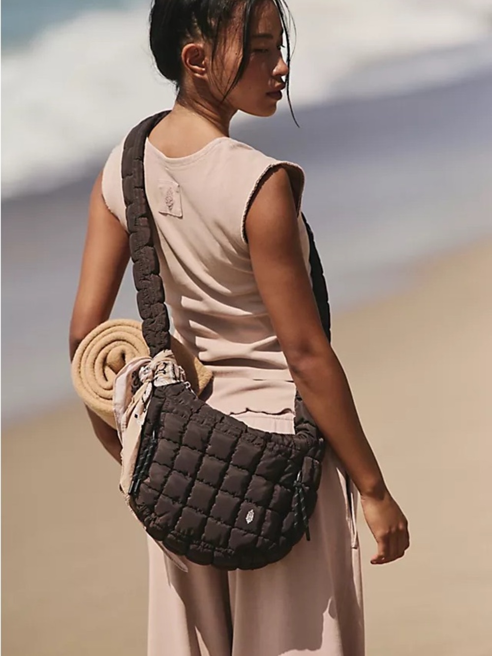 Free People Quilted Baby Carryall Sling Bag